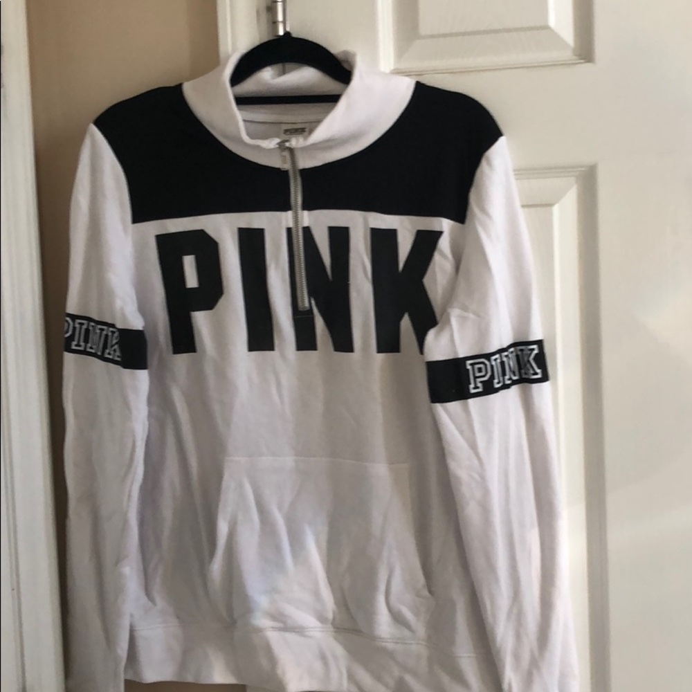 Victoria’s Secret PINK line half zip crew neck